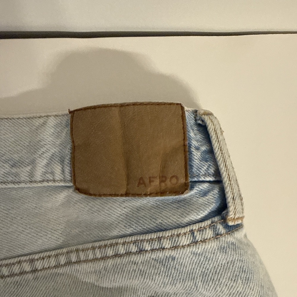 Aeropostale Distressed Mom Jean Blue Jeans Size 14 - Picture 7 of 9